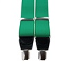 Green XXL Elastic Braces with White Dots