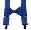 Scooter Royal Blue Braces and Bow Tie